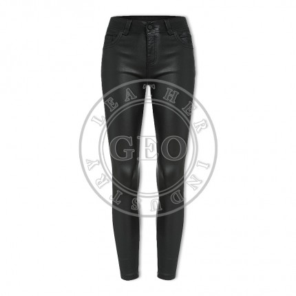 Inexpensive Custom Sheep Skin Dress Fashion Pants For Ladies